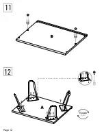 Предварительный просмотр 12 страницы rst brands ASTER SL-CAB-3 Assembly Instructions Manual