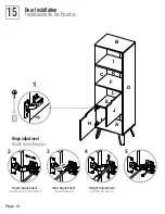 Предварительный просмотр 14 страницы rst brands ASTER SL-CAB-3 Assembly Instructions Manual