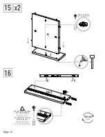 Предварительный просмотр 14 страницы rst brands ASTER SL-OFFCE-4-A Assembly Instructions Manual