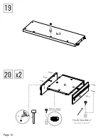 Предварительный просмотр 16 страницы rst brands ASTER SL-OFFCE-4-A Assembly Instructions Manual