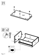 Предварительный просмотр 17 страницы rst brands ASTER SL-OFFCE-4-A Assembly Instructions Manual