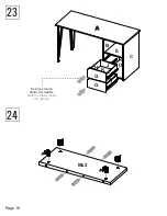 Предварительный просмотр 18 страницы rst brands ASTER SL-OFFCE-4-A Assembly Instructions Manual