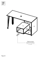 Предварительный просмотр 20 страницы rst brands ASTER SL-OFFCE-4-A Assembly Instructions Manual