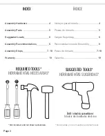 Предварительный просмотр 3 страницы rst brands ASTER SL-SHLV-7 Assembly Instructions Manual