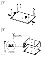 Предварительный просмотр 10 страницы rst brands ASTER SL-SHLV-7 Assembly Instructions Manual