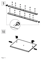 Предварительный просмотр 11 страницы rst brands ASTER SL-SHLV-7 Assembly Instructions Manual