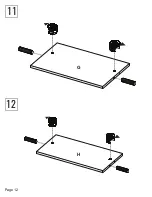 Предварительный просмотр 12 страницы rst brands ASTER SL-SHLV-7 Assembly Instructions Manual