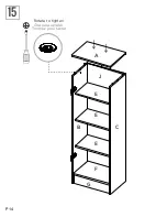 Предварительный просмотр 14 страницы rst brands BELLERIA SL-CAB-10 Assembly Instructions Manual