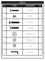 Предварительный просмотр 3 страницы rst brands Benson OP-AWLS-BNSN Assembly Instructions Manual