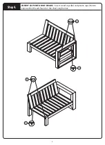 Предварительный просмотр 6 страницы rst brands Benson OP-AWSOFL-BEN Assembly Instructions Manual