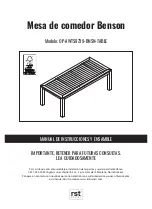 Предварительный просмотр 11 страницы rst brands Benson OP-AWTS8739-BNSN-TABLE Assembly Instructions Manual