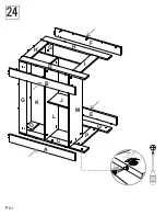 Предварительный просмотр 21 страницы rst brands CALA KITCHEN ISLAND Assembly Instructions Manual