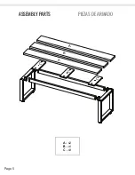 Предварительный просмотр 5 страницы rst brands EMERY SL-BNCH-3-A Assembly Instructions Manual