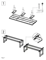 Предварительный просмотр 7 страницы rst brands EMERY SL-BNCH-3-A Assembly Instructions Manual