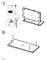 Предварительный просмотр 11 страницы rst brands EMERY SL-OFFCE-5-A Assembly Instructions Manual