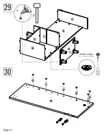 Предварительный просмотр 21 страницы rst brands EMERY SL-OFFCE-5-A Assembly Instructions Manual