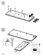 Предварительный просмотр 22 страницы rst brands EMERY SL-OFFCE-5-A Assembly Instructions Manual