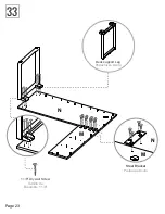 Предварительный просмотр 23 страницы rst brands EMERY SL-OFFCE-5-A Assembly Instructions Manual