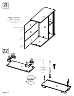 Предварительный просмотр 17 страницы rst brands Oklahoma SL-SHSTOR-2 Assembly Instructions Manual