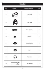 Предварительный просмотр 2 страницы rst brands OP-PEBS2-DEC Assembly Instructions Manual