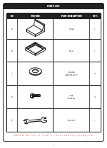 Предварительный просмотр 2 страницы rst brands Portofino Repose OP-PEAC1-PORVII Assembly Instructions Manual