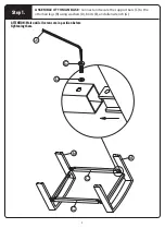 Preview for 3 page of rst brands Portofino Repose OP-PECLBOTTO2B-PORVII Assembly Instructions Manual