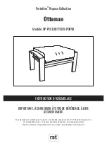 Предварительный просмотр 6 страницы rst brands Portofino Repose OP-PECLBOTTO2B-PORVII Assembly Instructions Manual