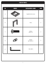 Предварительный просмотр 6 страницы rst brands Portofino Repose OP-PECT2218-PORVII Assembly Instructions Manual