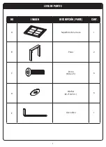 Предварительный просмотр 6 страницы rst brands Portofino Repose OP-PECT2646-PORVII Assembly Instructions Manual