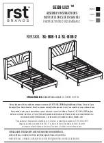 rst brands SEGO LILY SL-BIB-1 Assembly Instructions Manual предпросмотр