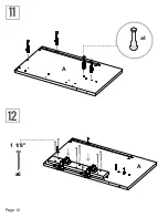 Предварительный просмотр 12 страницы rst brands SL-BARCAB-3 Assembly Instructions Manual