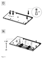 Предварительный просмотр 13 страницы rst brands SL-BARCAB-3 Assembly Instructions Manual