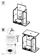 Предварительный просмотр 15 страницы rst brands SL-BARCAB-3 Assembly Instructions Manual