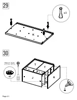 Предварительный просмотр 21 страницы rst brands SL-BARCAB-3 Assembly Instructions Manual