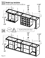 Предварительный просмотр 23 страницы rst brands SL-BARCAB-3 Assembly Instructions Manual