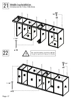 Предварительный просмотр 17 страницы rst brands SL-CAB-4 Assembly Instructions Manual