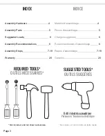 Предварительный просмотр 3 страницы rst brands SL-CT-8 Assembly Instructions Manual