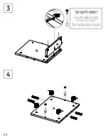 Предварительный просмотр 8 страницы rst brands SL-LCAB-4 -WHT Assembly Instructions Manual