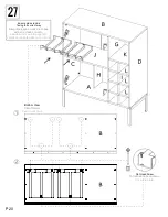 Предварительный просмотр 20 страницы rst brands TALMAGE SL-BARCAB-10 Assembly Instructions Manual