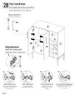 Предварительный просмотр 21 страницы rst brands TALMAGE SL-BARCAB-10 Assembly Instructions Manual