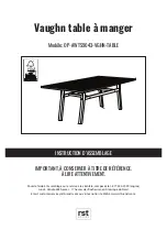 Предварительный просмотр 8 страницы rst brands Vaughn OP-AWTS9043-VGHN-TABLE Assembly Instructions Manual