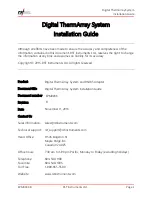 Preview for 2 page of RST Instruments Digital ThermArray System Installation Manual