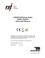 Preview for 1 page of RST Instruments RSTAR L900 Series Instruction Manual