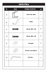 Предварительный просмотр 6 страницы RST Barcelo OP-PETS6-BAR-Chairs Assembly Instructions Manual