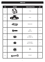 Предварительный просмотр 2 страницы RST Cannes Motion Club OP-PECLB2M-PORV Assembly Instructions Manual