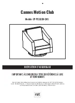 Предварительный просмотр 5 страницы RST Cannes Motion Club OP-PECLB2M-PORV Assembly Instructions Manual