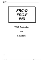 RST FRC-F Series Manual предпросмотр