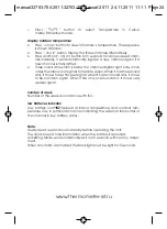 Preview for 24 page of RST METEO PROJECTION 703 Instruction Manual