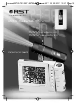 Предварительный просмотр 19 страницы RST METEO PROJECTION 705 Instruction Manual