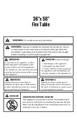 Preview for 1 page of RST Milo Fire Table Assembly Instructions Manual